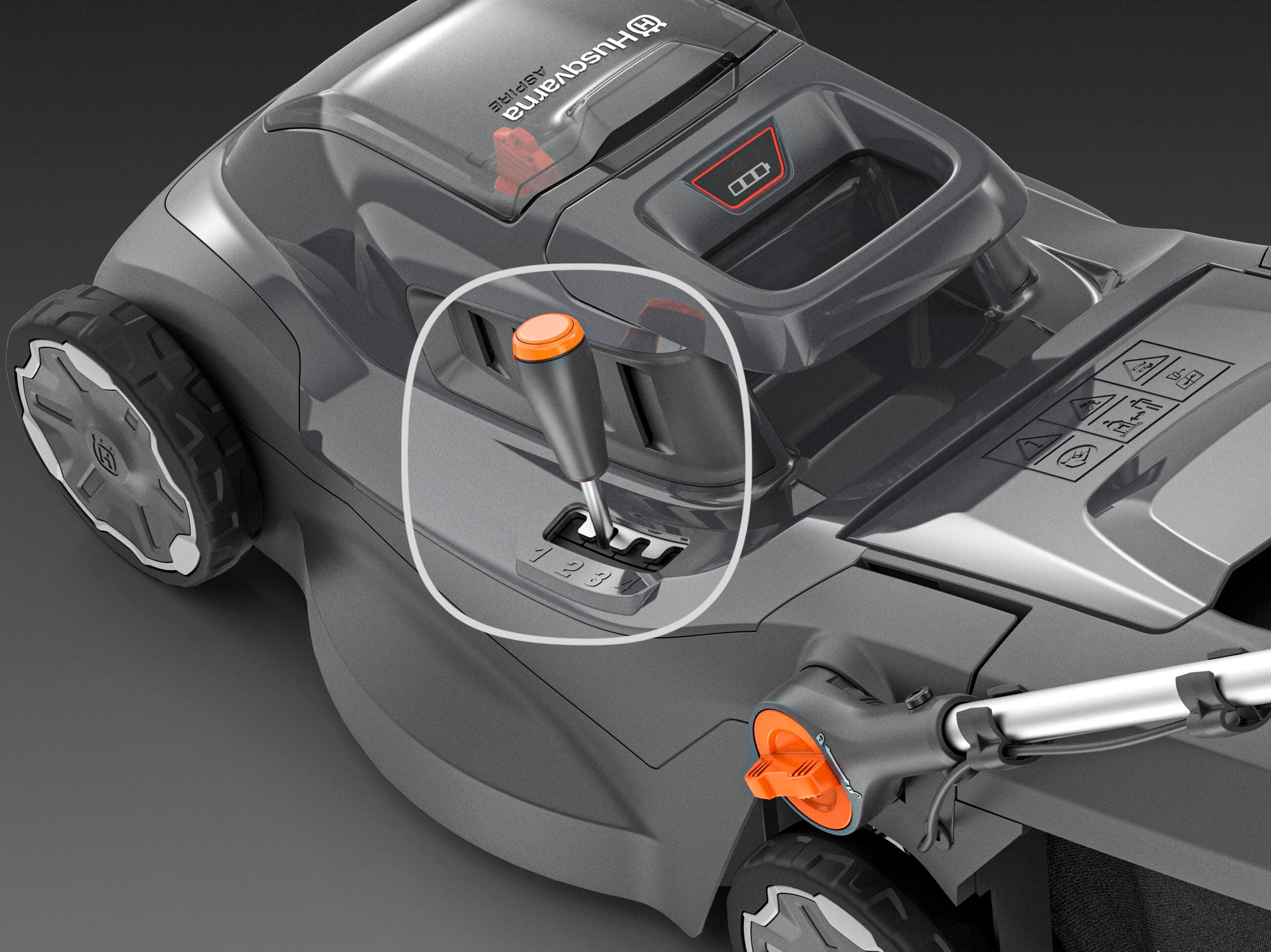 Aspire™ Lawnmower 18V 34cm Without Battery and Charger image 9