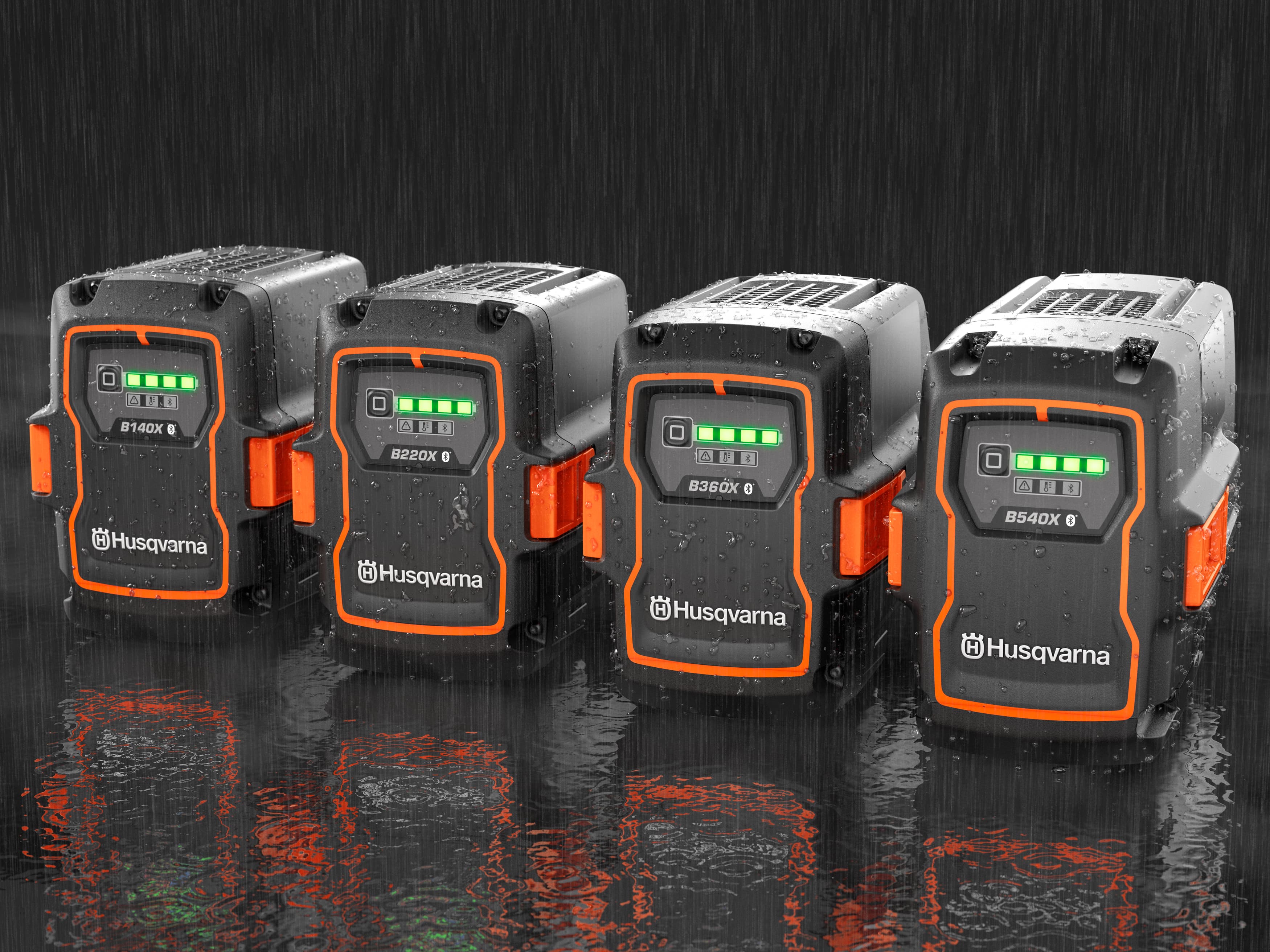 The battery fulfils the IPX4 classification for water resistance. This makes it a long-lasting and reliable tool that can be used all year round in all weather conditions. image